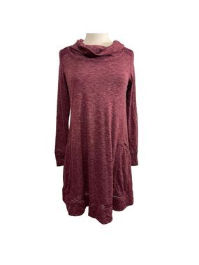 Women's Anthropologie Saturday Sunday Dress S Burgundy White